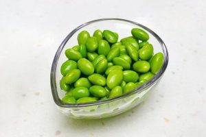 Bowl of edamame green beans 