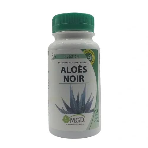 Aloès noir 120 gélules MGD Nature complément alimentaire bio
