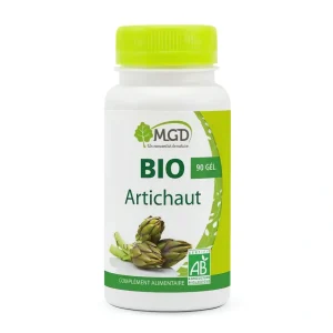 Bio Artichaut 90 gélules MGD Nature complément alimentaire bio