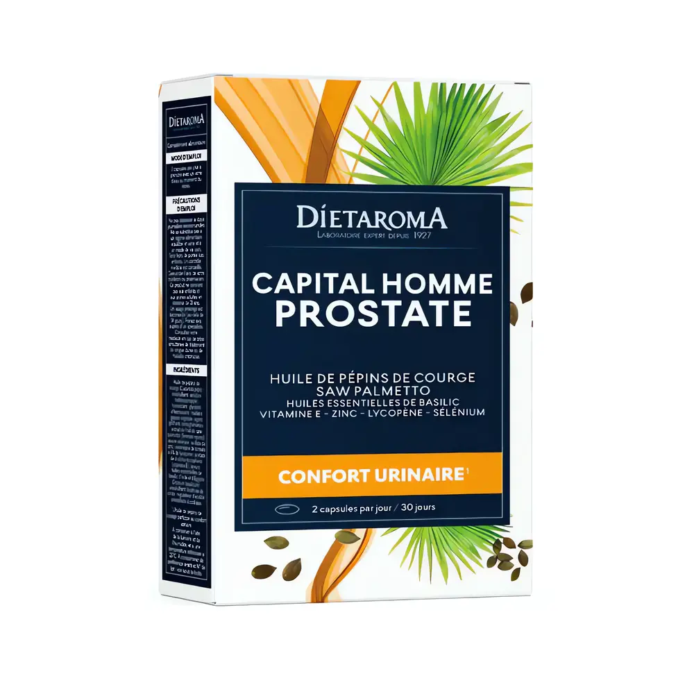 DIETAROMA Capital homme prostate 60 capsules main image 0
