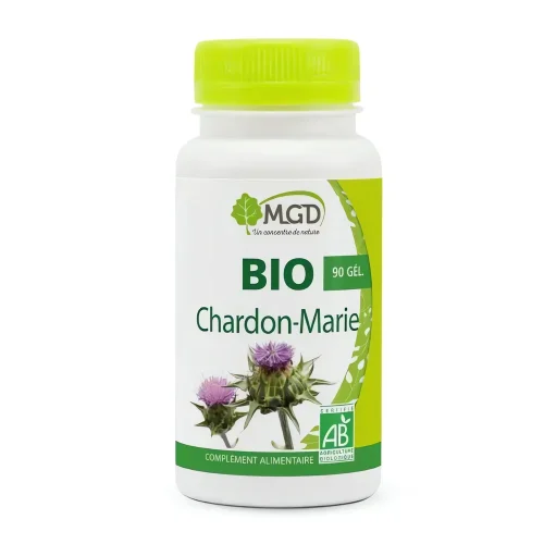 Bio Chardon Marie 90 gélules MGD Nature complément alimentaire bio