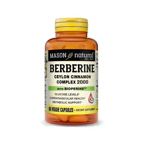 Complexe Berbérine Cannelle de Ceylan 60 gélules Mason Natural