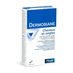 Dermobiane Cheveux et Ongles 40 gélules complément alimentaire PiLeJe