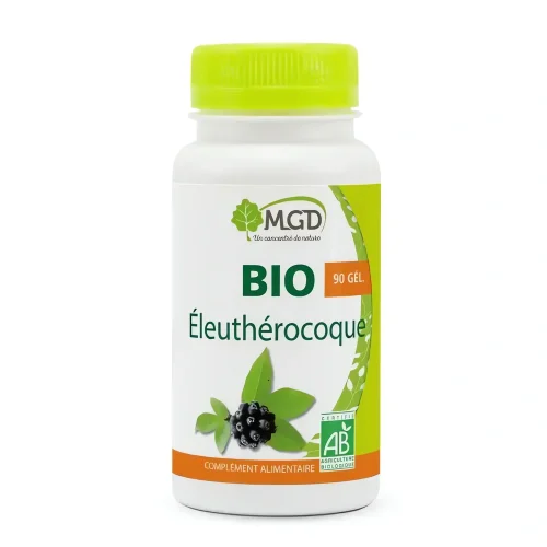 Bio Èleuthérocoque 90 gélules MGD Nature complément alimentaire bio
