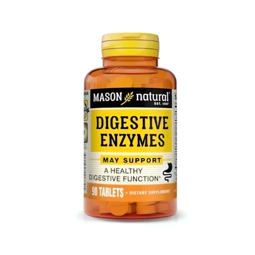 Enzymes digestives 90 comprimés Mason Natural complément alimentaire
