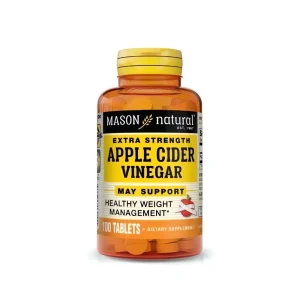 Extrait vinaigre de cidre de pomme concentré 100 comprimés Mason Natural complément alimentaire