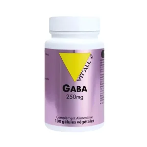Gaba 250 mg 100 gélules complément alimentaire Vit'all+