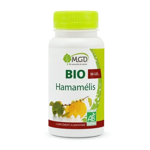 Bio Hamamélis 90 gélules MGD Nature complément alimentaire bio