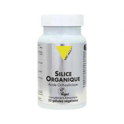 Silice Organic 100 mg 30 gélules complément alimentaire Vit'all+
