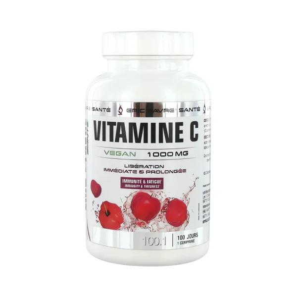 vitamine c eric favre 1000 mg - 100 comprimés complément alimentaire