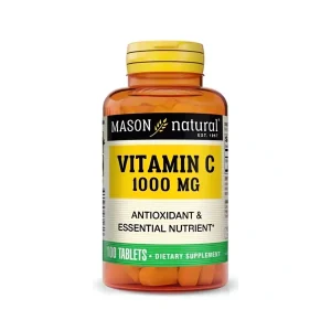 Vitamine C 1000mg 100 comprimés complément alimentaire Mason Natural