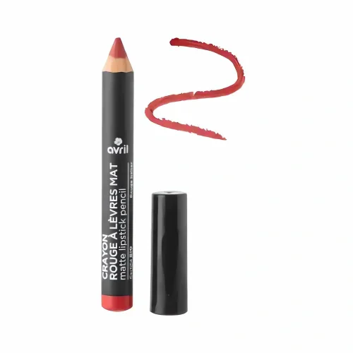 Crayon rouge à lèvres mat rouge baiser 2 g Avril
