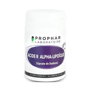 acide alfa-lipoique – 30 gélules Prophar | antioxydant naturel