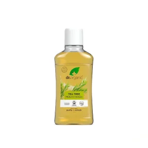 Bain de bouche à l'huile d'arbre à thé Dr. Organic