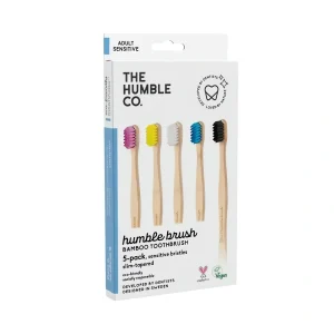 Brosses à dents enfants bambou multicolores The Humble