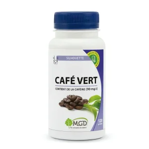 Café Vert 120 gélules MGD Nature complément alimentaire naturel