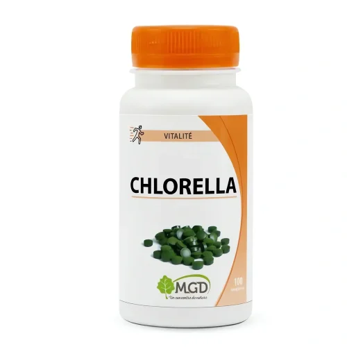 Chlorella 100 comprimés – Complément alimentaire naturel – MGD Nature Chlorella 100 comprimés MGD Nature complément alimentaire naturel