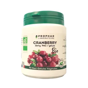 cranberry es ppm – 50 gélules Prophar | complément alimentaire pour confort urinaire