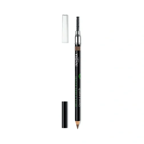 Crayon à sourcils chatain 1.05 g Innoxa maquillage naturel teinte naturelle