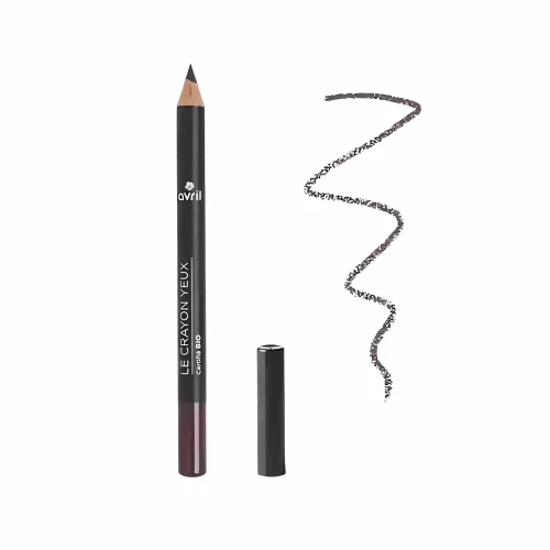Crayon Yeux Prune Bio Avril - Teinte bordeaux naturelle 1 g crayon yeux prune bio Avril 1 g maquillage naturel violet bordeaux