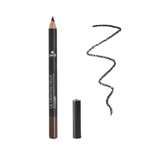 Crayon Yeux Terre Brûlée Bio Avril - Brun naturel chaleureux 1 g Crayon yeux terre brûlée bio Avril 1 g maquillage naturel certifié