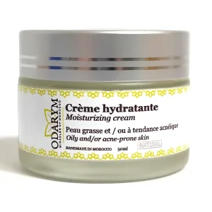Crème de jour hydratante anti-acné – 50 ml – Odarym,crème de jour hydratante anti-acné 50 ml odarym bio naturel maroc