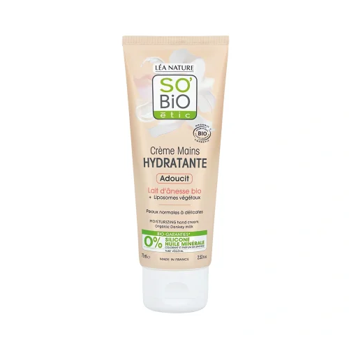crème mains lait d’ânesse 75 ml so’bio étic