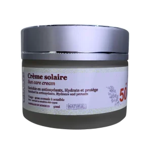 Crème solaire minérale SPF 50 60 g Odarym protection solaire naturelle