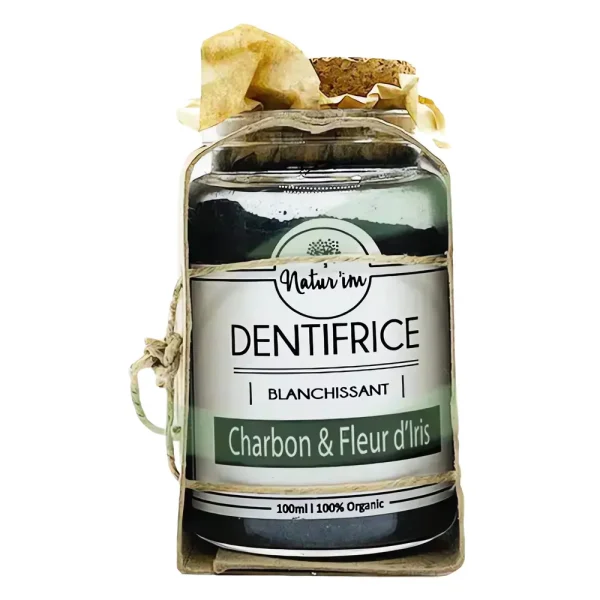 Dentifrice poudre Charbon & Iris 150 g Natur'im format vrac