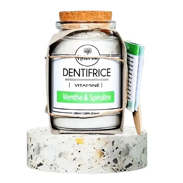 Dentifrice poudre Menthe & Spiruline 150 g Natur'im haleine fraîche