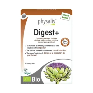 DigestIion + - 30 comprimés - Physalis,Digestion plus 30 comprimés Physalis complément confort digestif naturel