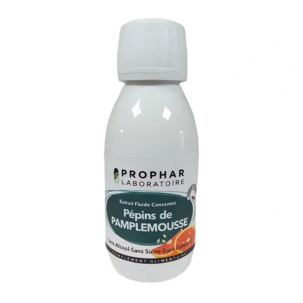 Extrait ppins pamplemousse 125 ml Prophar - Antiseptiq Extrait ppins pamplemousse 125 ml Prophar - Antiseptiq