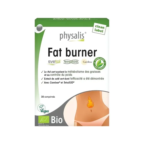 brûleur de graisses - 30 comprimés - Physalis,Brûleur de graisses 30 comprimés Physalis complément perte poids naturel