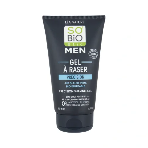Gel à raser précision - 150 ml SO’BiO étic – Soin naturel rasage gel a raser precision 150 ml so bio étic