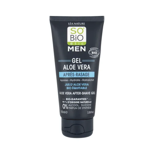 Gel après-rasage à l'aloe vera - 100 ml SO’BiO étic – Soin naturel après-rasage gel apres-rasage a l'aloe vera 100 ml so bio étic