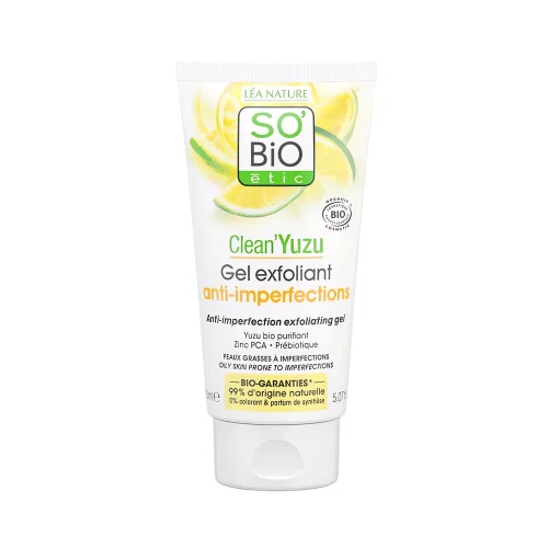 gel exfoliant anti imperfections 150 ml so bio étic
