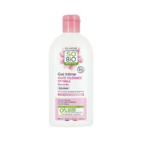 gel intime fleur de mauve hypoallergenique 200 ml so bio étic