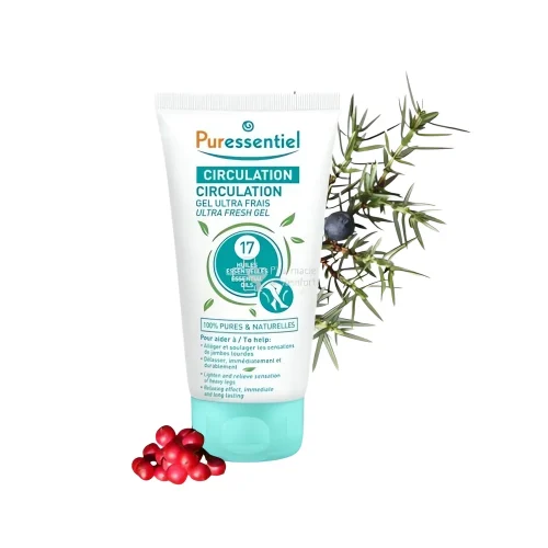 Gel ultra frais circulation 125 ml puressentiel – gel circulation fraîcheur intense Gel ultra frais circulation 125 ml puressentiel, gel circulation fraîcheur