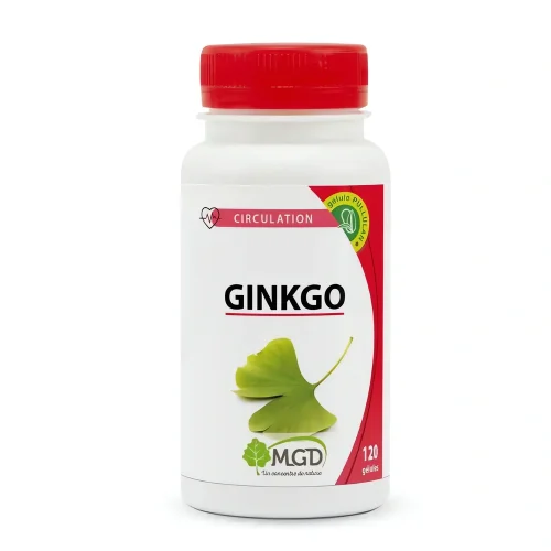 Ginkgo 120 gélules MGD Nature complément alimentaire naturel