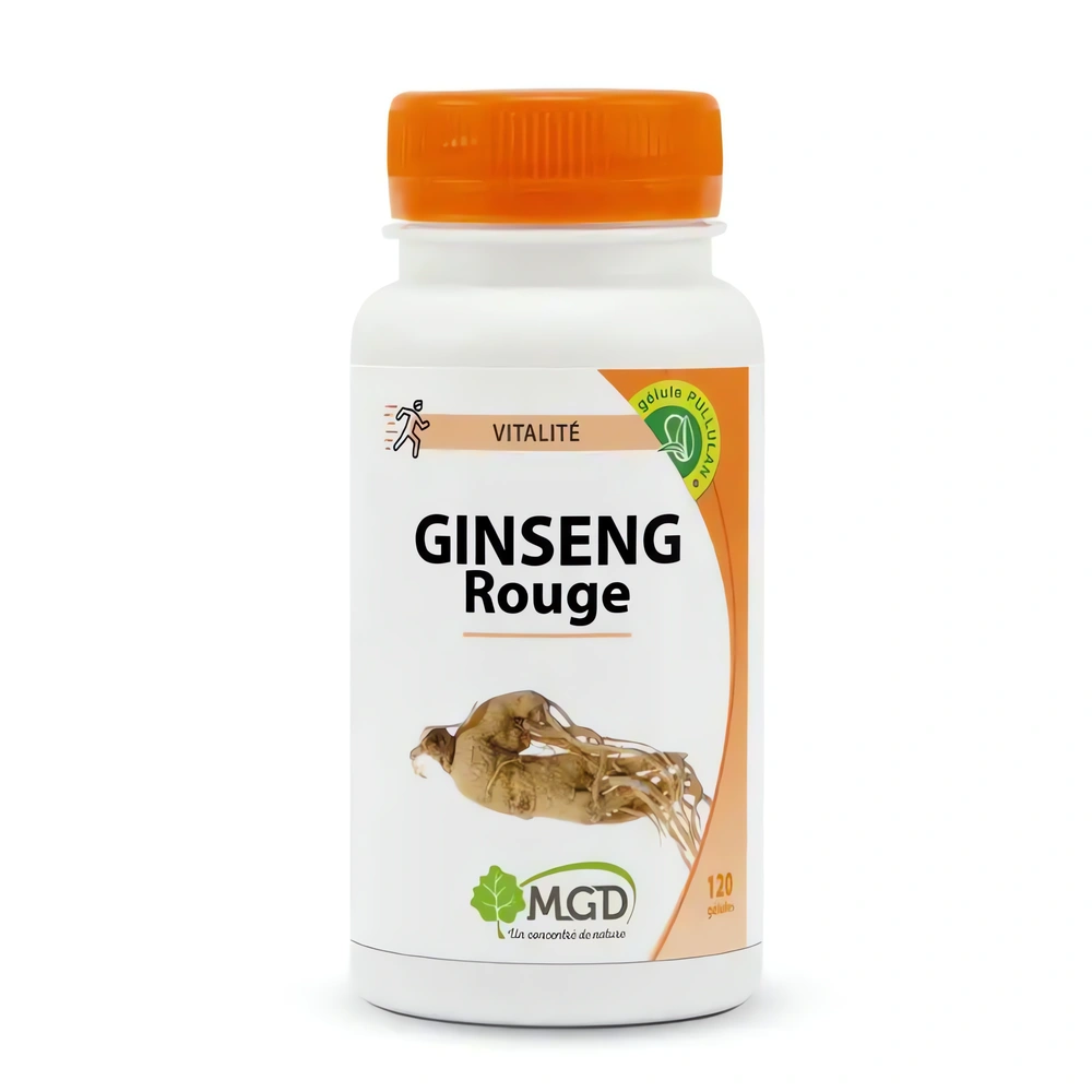 Ginseng Rouge 120 gélules MGD Nature complément alimentaire naturel