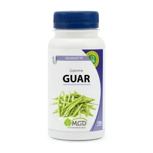 Gomme Guar 120 gélules MGD Nature complément alimentaire naturel