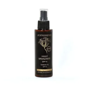 Huile bronzante SPF15 Aromessence bio naturel