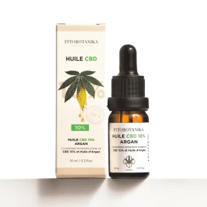 huile CBD 10 pourcent argan 10 ml Cannaflex complément alimentaire