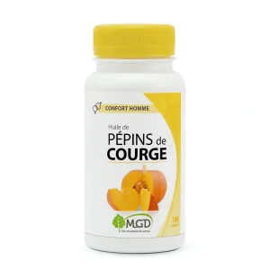 Huile de Pépins de Courge 100 gélules MGD Nature complément alimentaire naturel