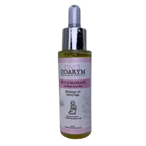 Huile massage jambes lourdes 30 ml Odarym huile circulation jambes légères