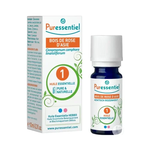 Bois de rose d’asie 10 ml puressentiel – huile essentielle bois de rose d’asie Bois de rose d'asie 10 ml puressentiel, huile essentielle bois de rose