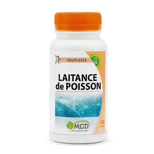 Laitance de Poisson 120 gélules MGD Nature complément alimentaire naturel