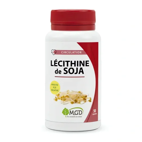 Lécithine de Soja 50 gélules MGD Nature complément alimentaire naturel