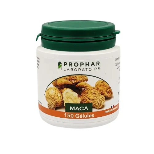 maca bio – 100 gélules Prophar | complément alimentaire pour énergie et vitalité naturelle