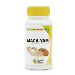 Maca-Yam 120 gélules MGD Nature complément alimentaire naturel